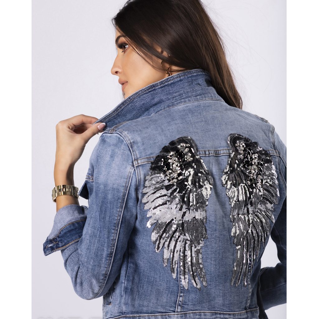 Angel Wings Denim Jacket