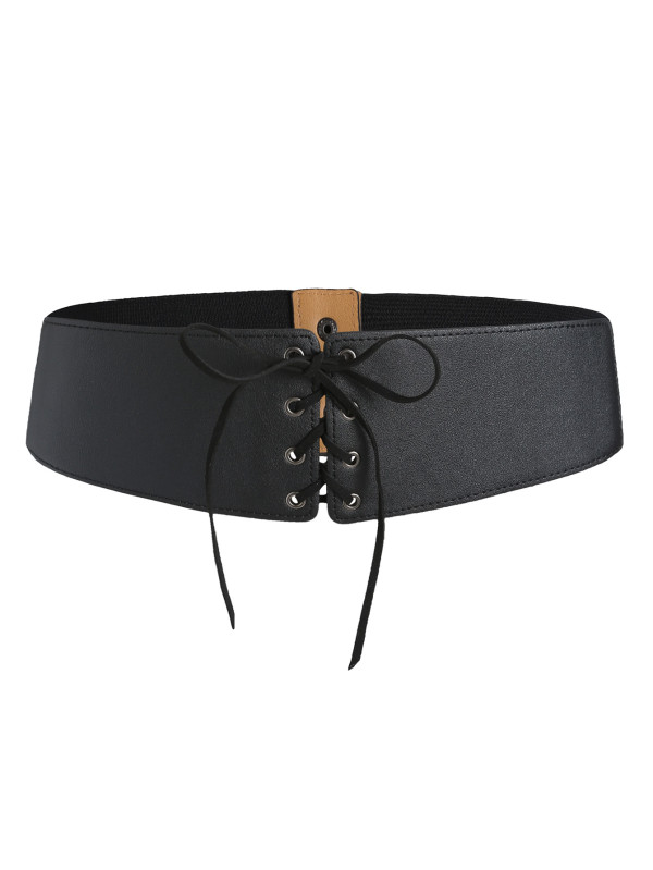 Black Obi Waist Belt