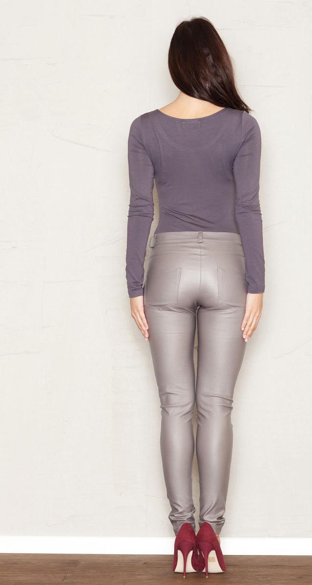 faux leather tights