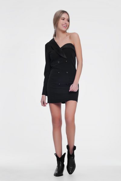 black-dress-with-one-sleeve (1)