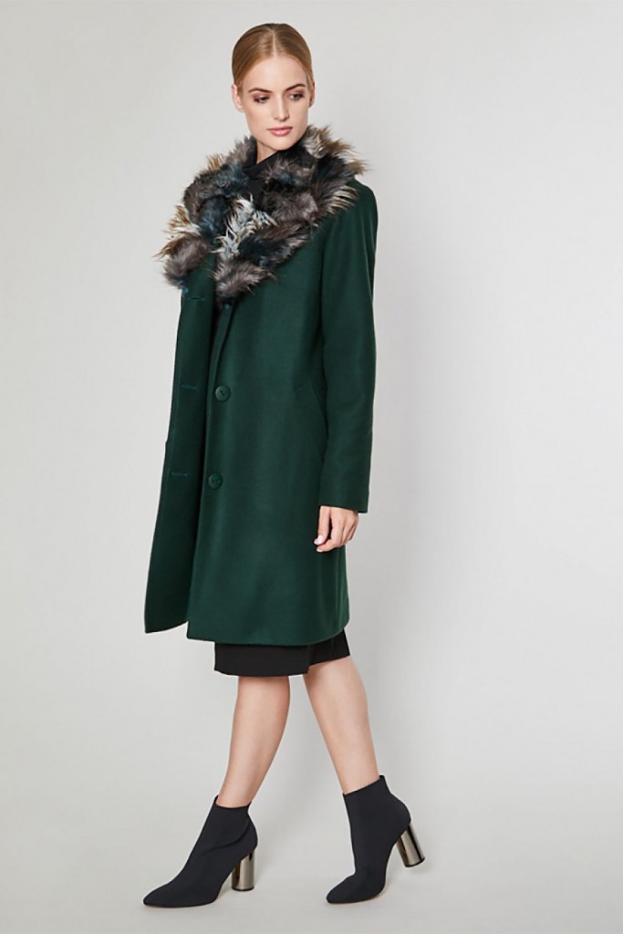 dark green coat pant