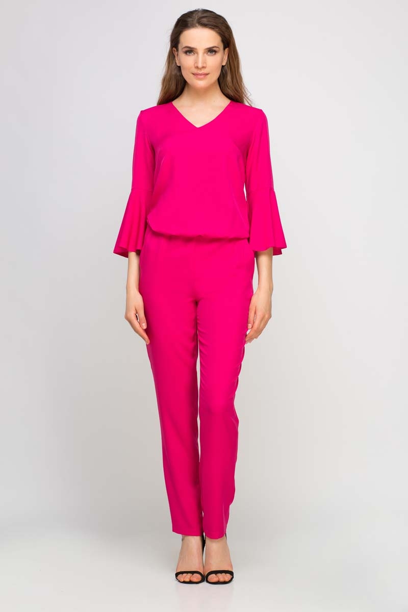 Fuchsia Bell Sleeve Jumpsuit – Other colours available
